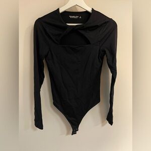 Gently Worn Black Abercrombie Longsleeve Bodysuit